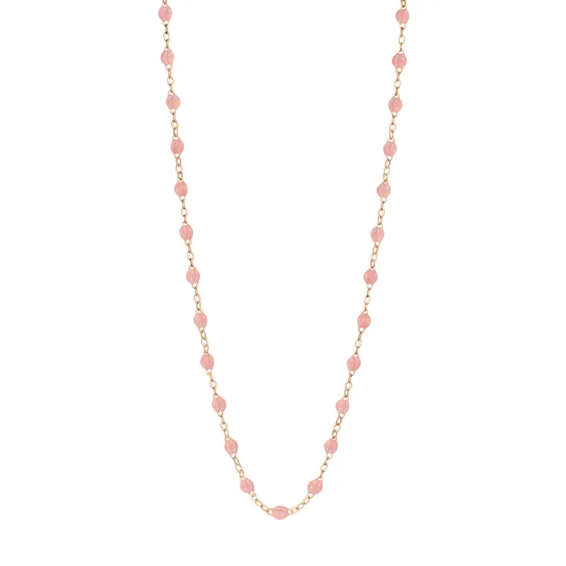 Classic Gigi Blush necklace, Rose Gold, 17.7" made by Gigi Clozeau