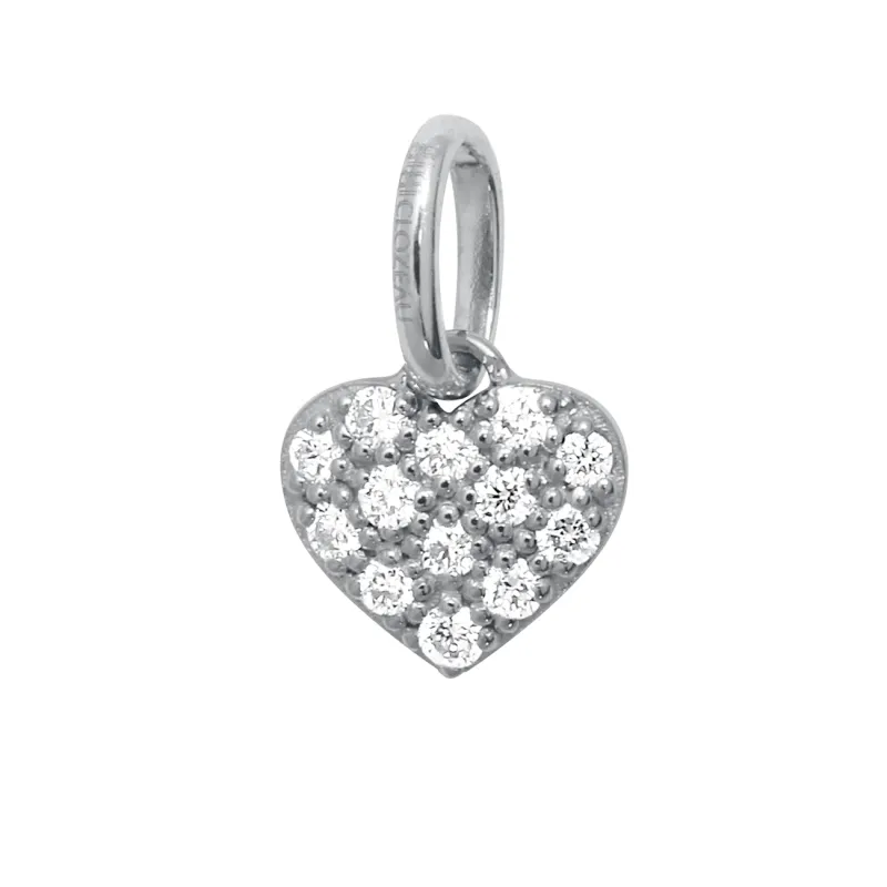 In Love diamond pendant, White Gold made by Gigi Clozeau