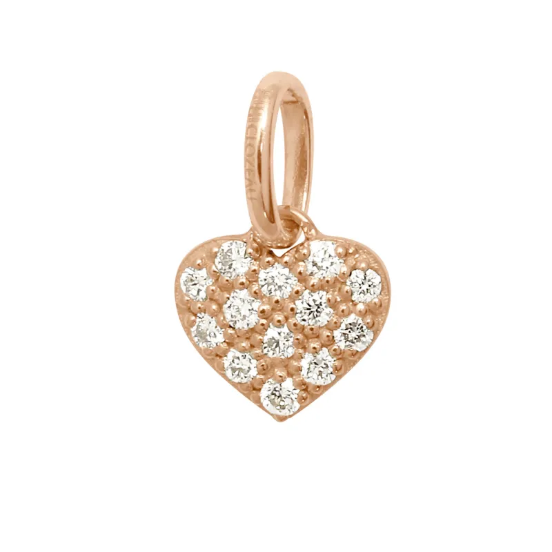 In Love diamond pendant, Rose Gold made by Gigi Clozeau