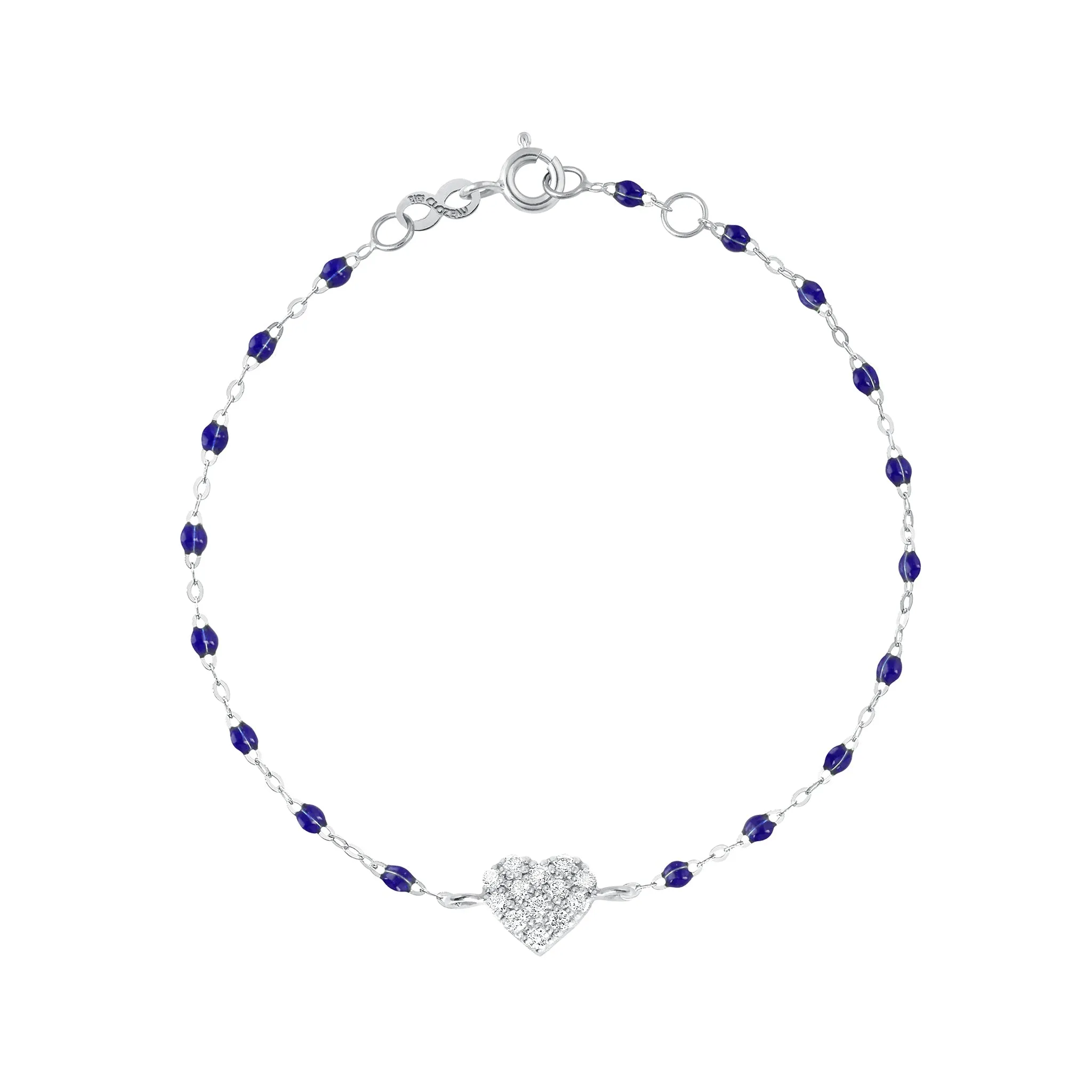 In Love Diamond Bracelet, Lapis, White Gold, 6.7" sold by Gigi Clozeau