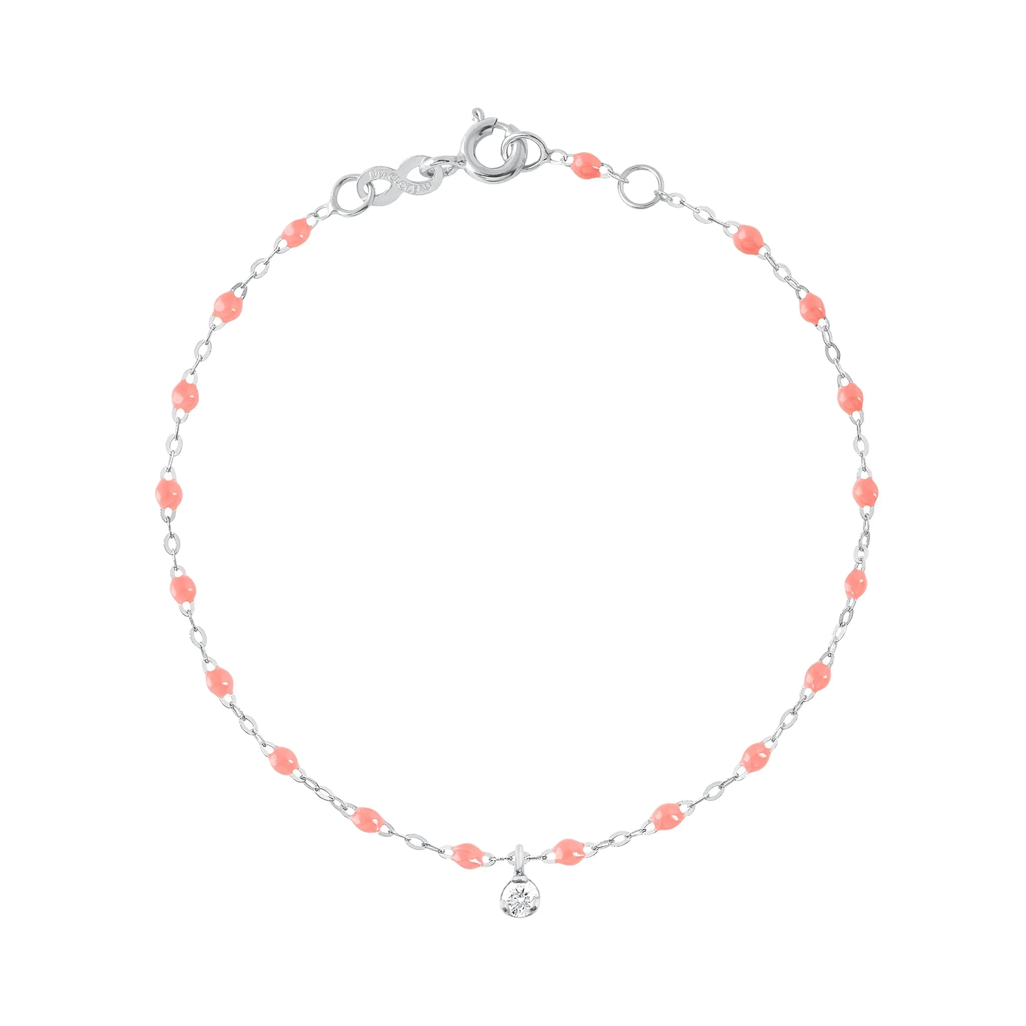 Gigi Supreme 1 Diamond Bracelet, Fuchsia, White Gold, 6.7" sold by Gigi Clozeau