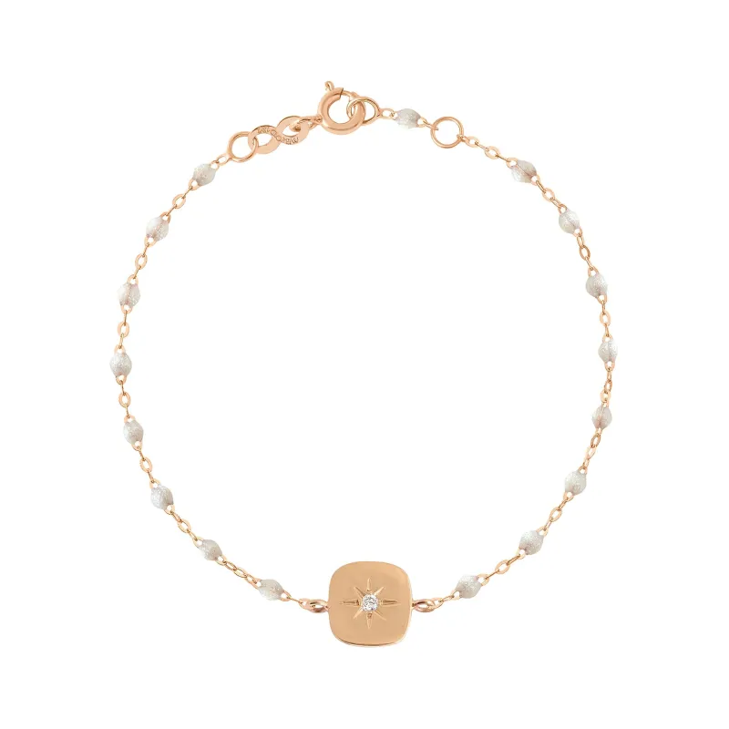 Miss Gigi Opal diamond bracelet, Rose Gold, 6.7" made by Gigi Clozeau