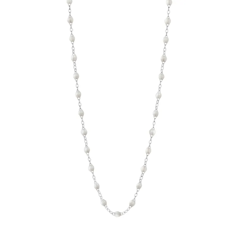 Classic Gigi Opal necklace, White Gold, 19.7" made by Gigi Clozeau