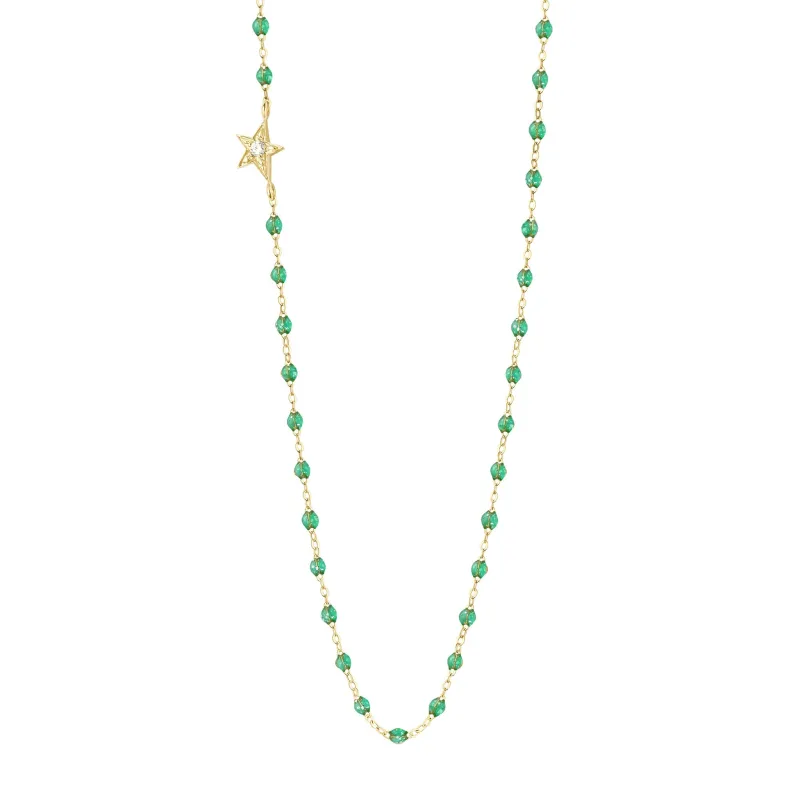 Star Classic Gigi Mint diamond Necklace, Yellow Gold, 16.5" made by Gigi Clozeau