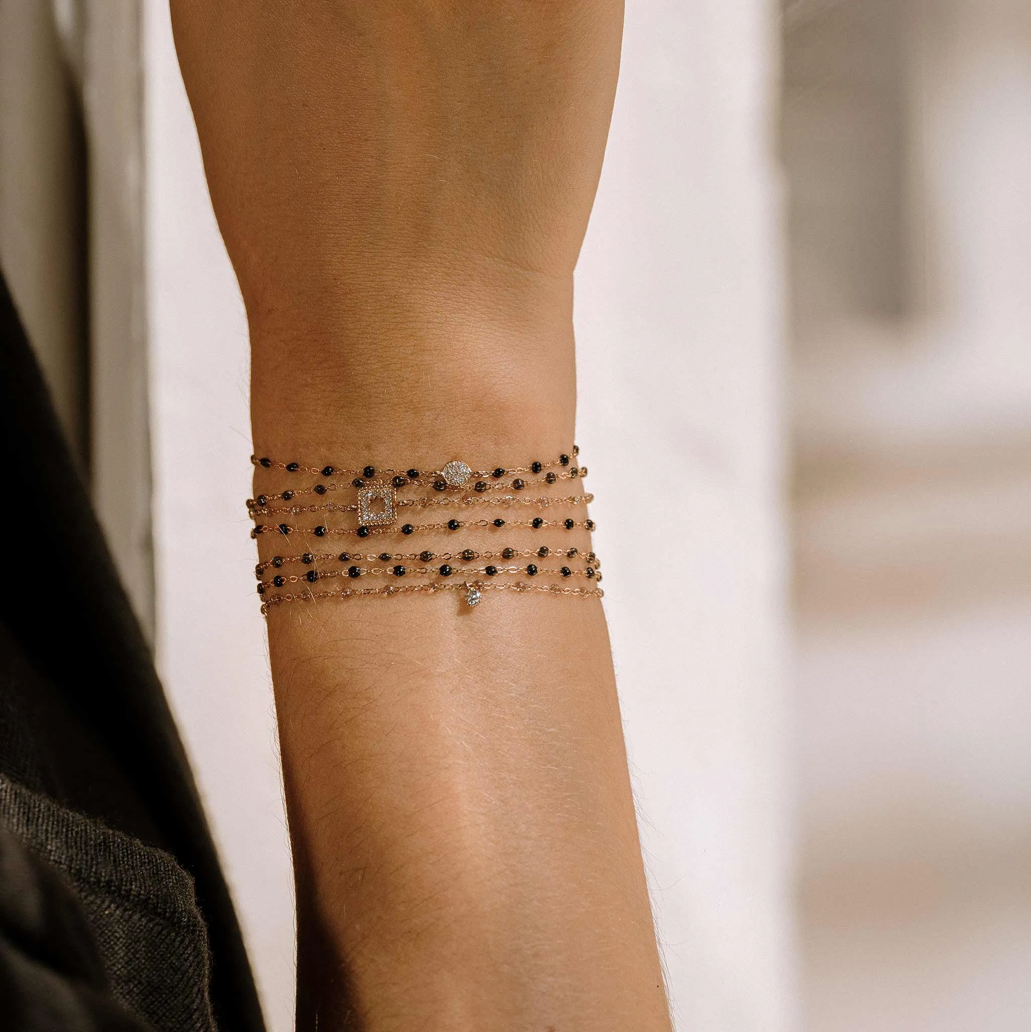 Gigi Supreme 1 Diamond Bracelet, Sparkle, Rose Gold, 6.7" sold by Gigi Clozeau product image thumbnail 2