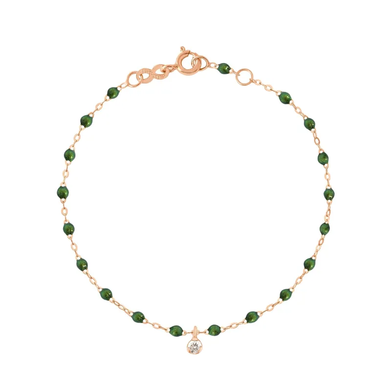 Gigi Supreme 1 Diamond Bracelet, Scarab, Rose Gold, 6.7" made by Gigi Clozeau