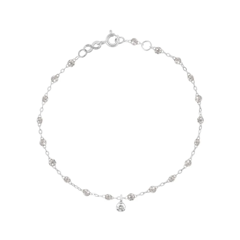 Gigi Supreme 1 Diamond Bracelet, Sparkle, White Gold, 6.7" made by Gigi Clozeau