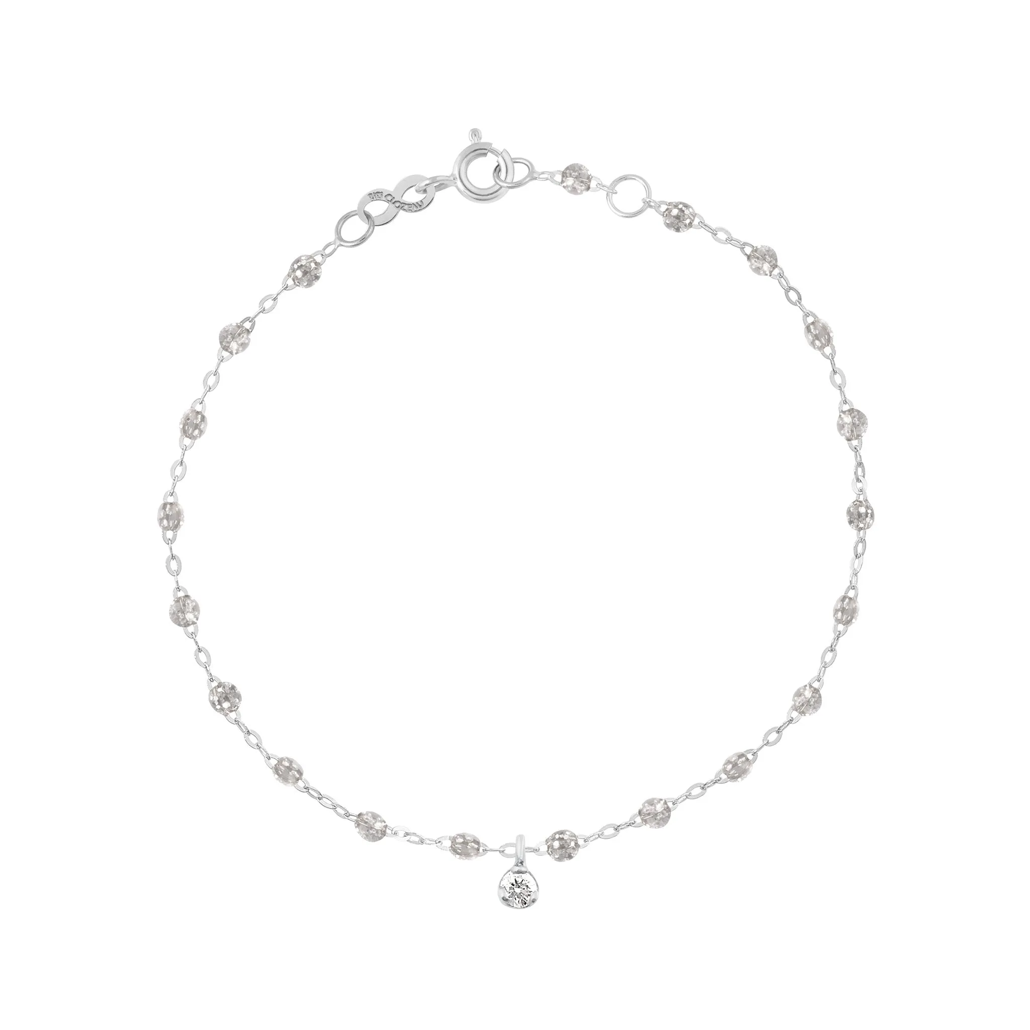 Gigi Supreme 1 Diamond Bracelet, Sparkle, White Gold, 6.7" sold by Gigi Clozeau