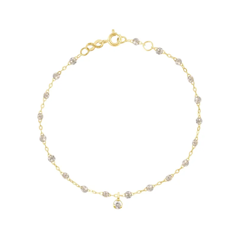 Gigi Supreme 1 Diamond Bracelet, Sparkle, Yellow Gold, 6.7" made by Gigi Clozeau