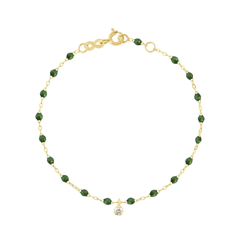 Gigi Supreme 1 Diamond Bracelet, Scarab, Yellow Gold, 6.7" made by Gigi Clozeau