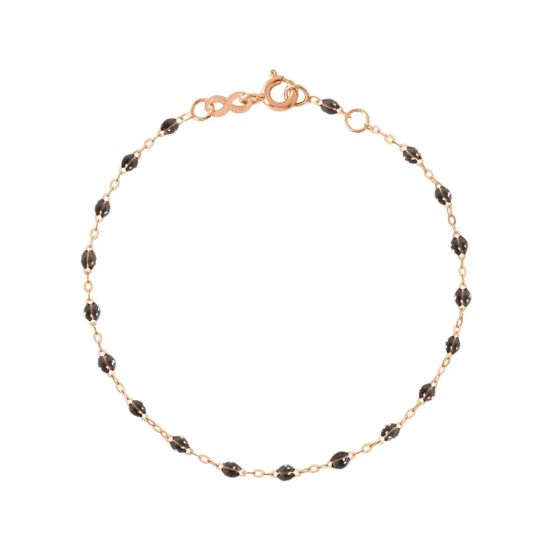 Classic Gigi Quartz bracelet, Rose Gold, 5.9" made by Gigi Clozeau