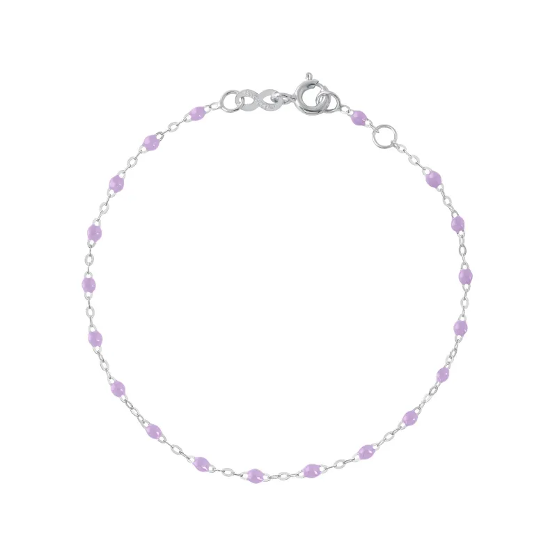 Classic Gigi Lilac bracelet, White Gold, 5.9" made by Gigi Clozeau