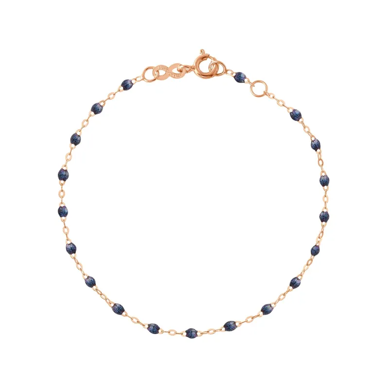Classic Gigi Midnight bracelet, Rose Gold, 5.9" made by Gigi Clozeau