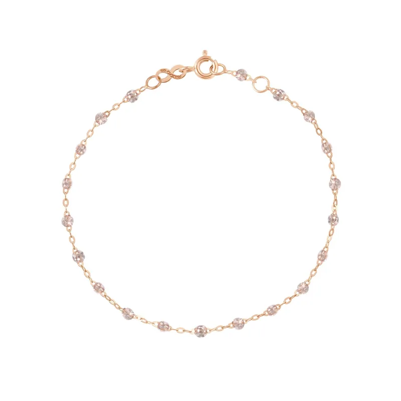 Classic Gigi Sparkle bracelet, Rose Gold, 5.9" made by Gigi Clozeau