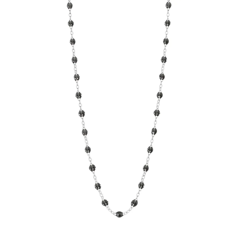 Classic Gigi Quartz Necklace, White Gold, 16.5" made by Gigi Clozeau