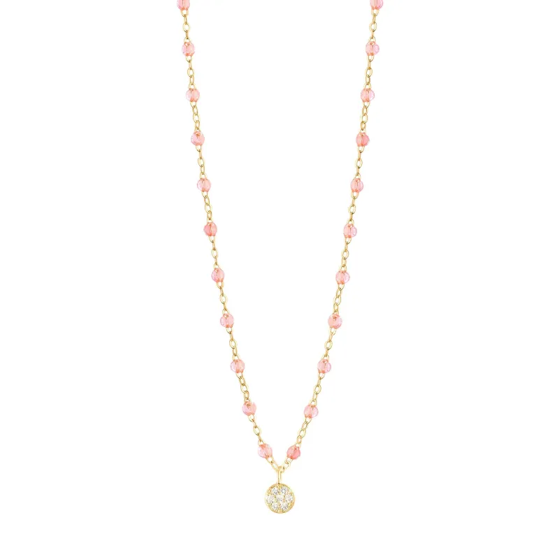 Puce Classic Gigi Rosée diamond necklace, Yellow Gold, 16.5" made by Gigi Clozeau