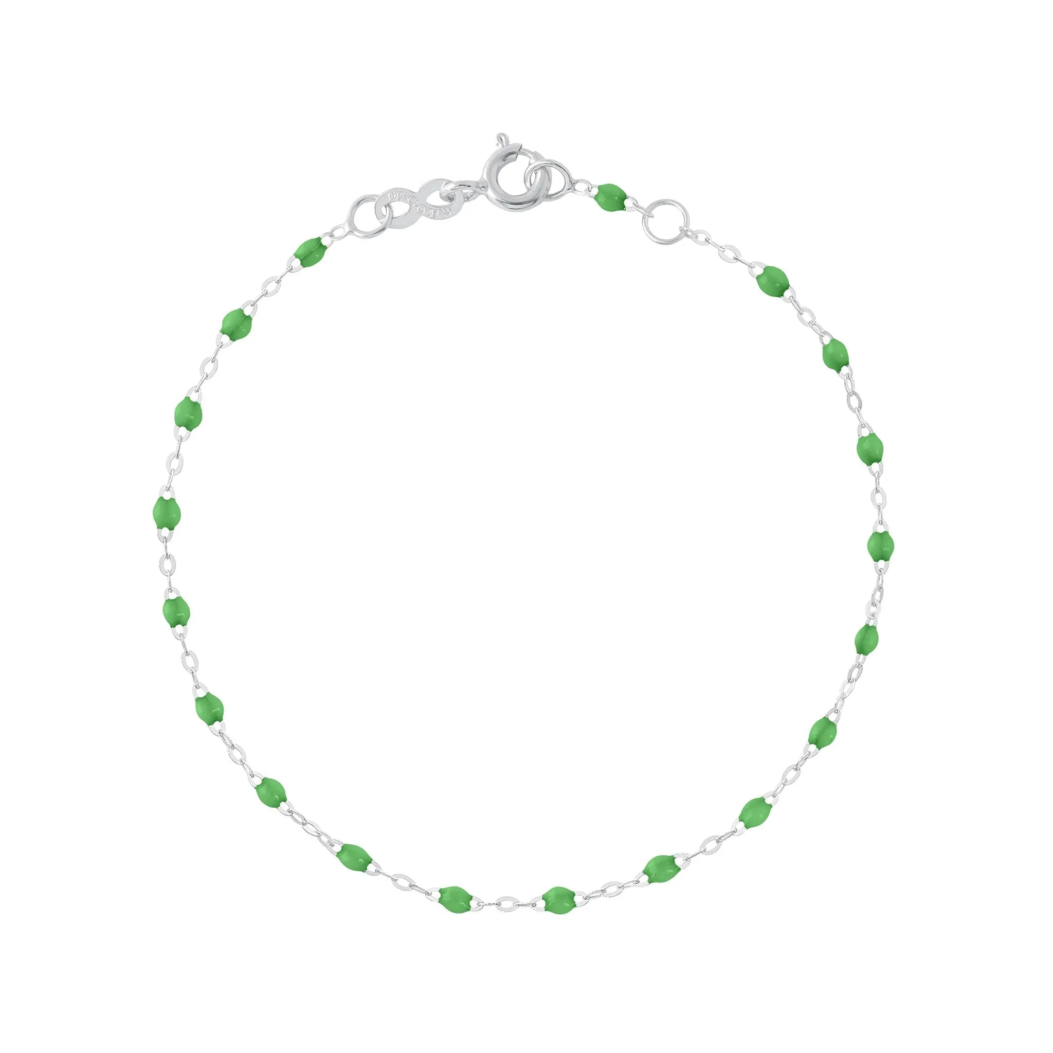 Classic Gigi Green bracelet, White Gold, 6.7" sold by Gigi Clozeau