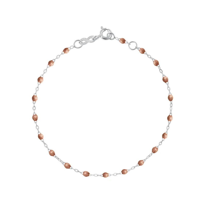 Classic Gigi Copper bracelet, White Gold, 6.7" made by Gigi Clozeau