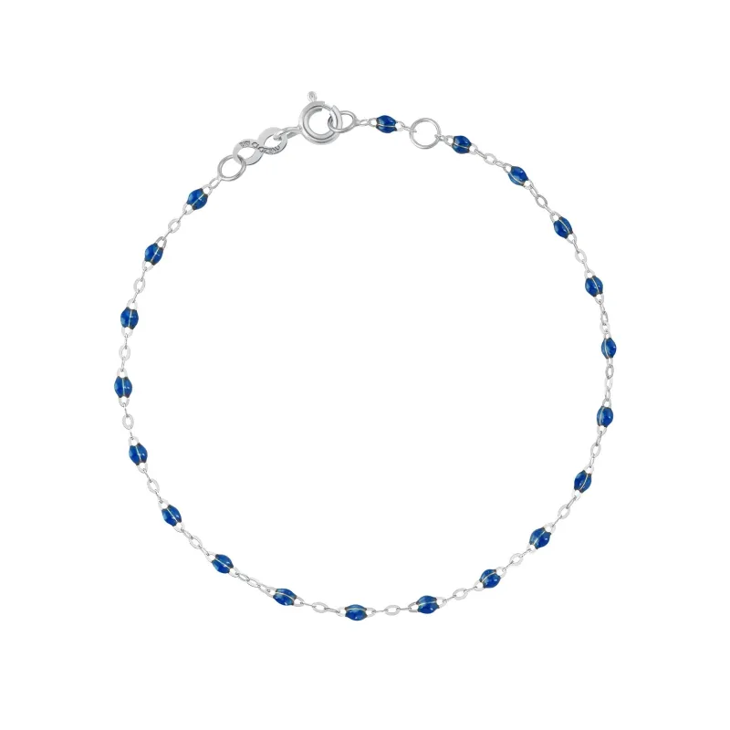 Classic Gigi Sapphire bracelet, White Gold, 6.7" made by Gigi Clozeau