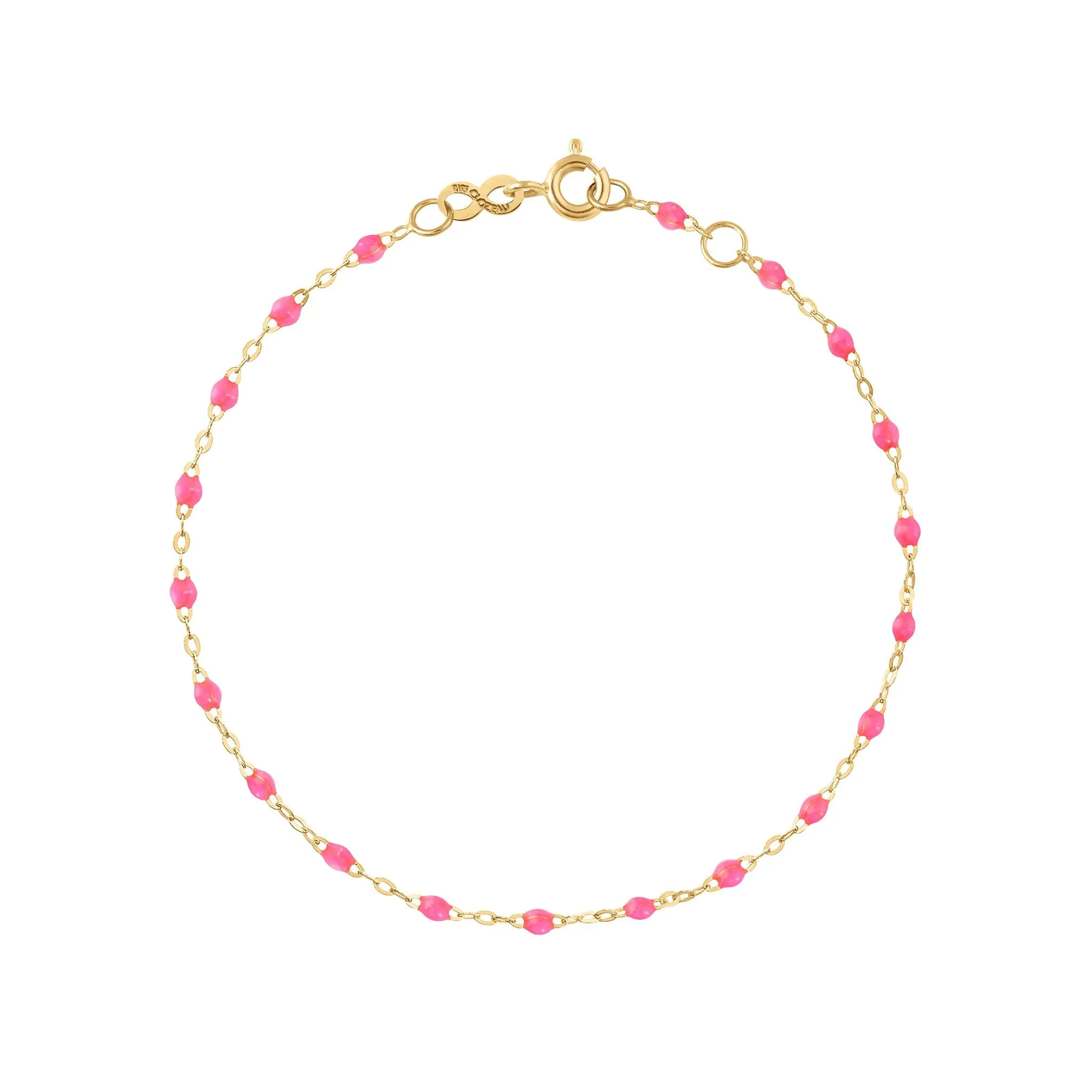Classic Gigi Pink bracelet, Yellow Gold, 6.7" sold by Gigi Clozeau