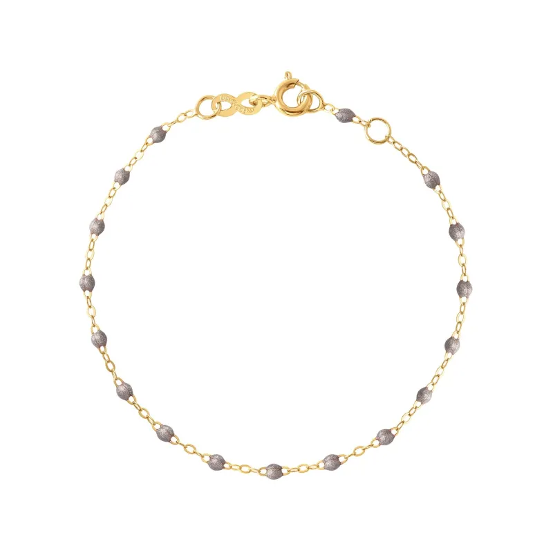 Classic Gigi Silver bracelet, Yellow Gold, 6.7" made by Gigi Clozeau