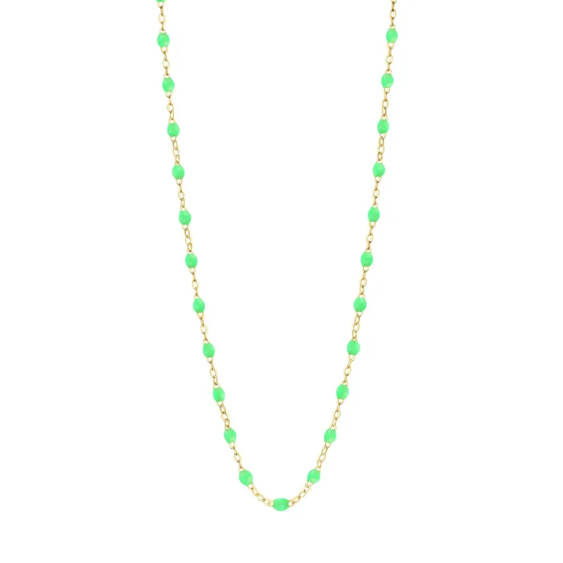 Classic Gigi Neon necklace, Yellow Gold, 19.7" made by Gigi Clozeau