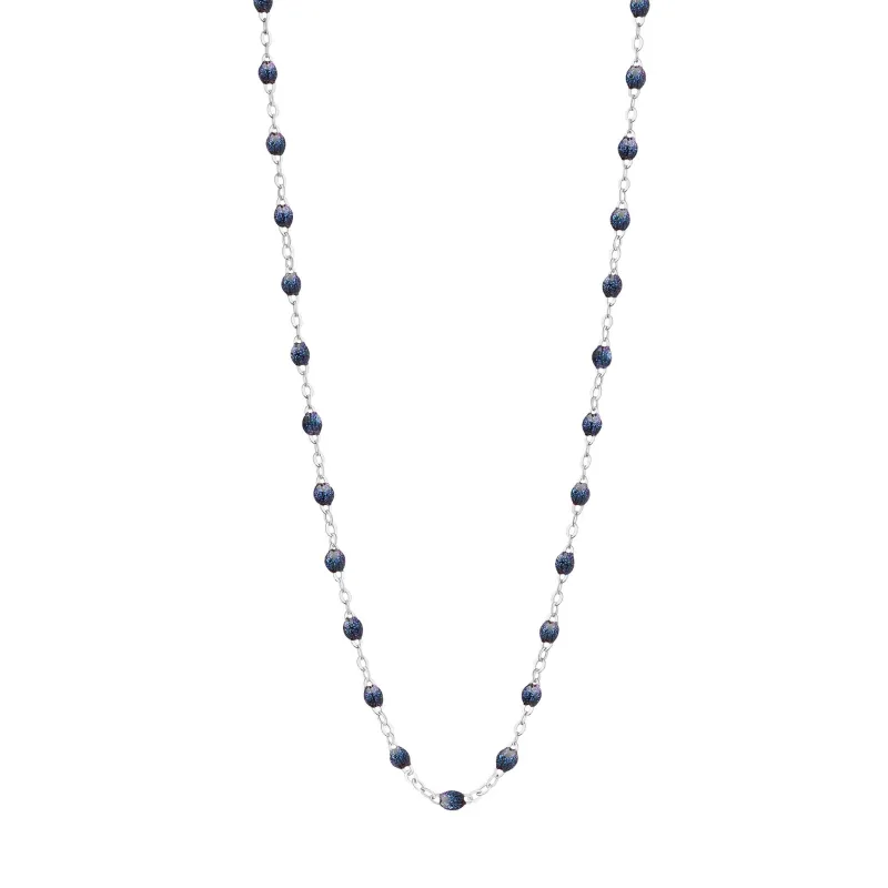 Classic Gigi Midnight necklace, White Gold, 16.5" made by Gigi Clozeau