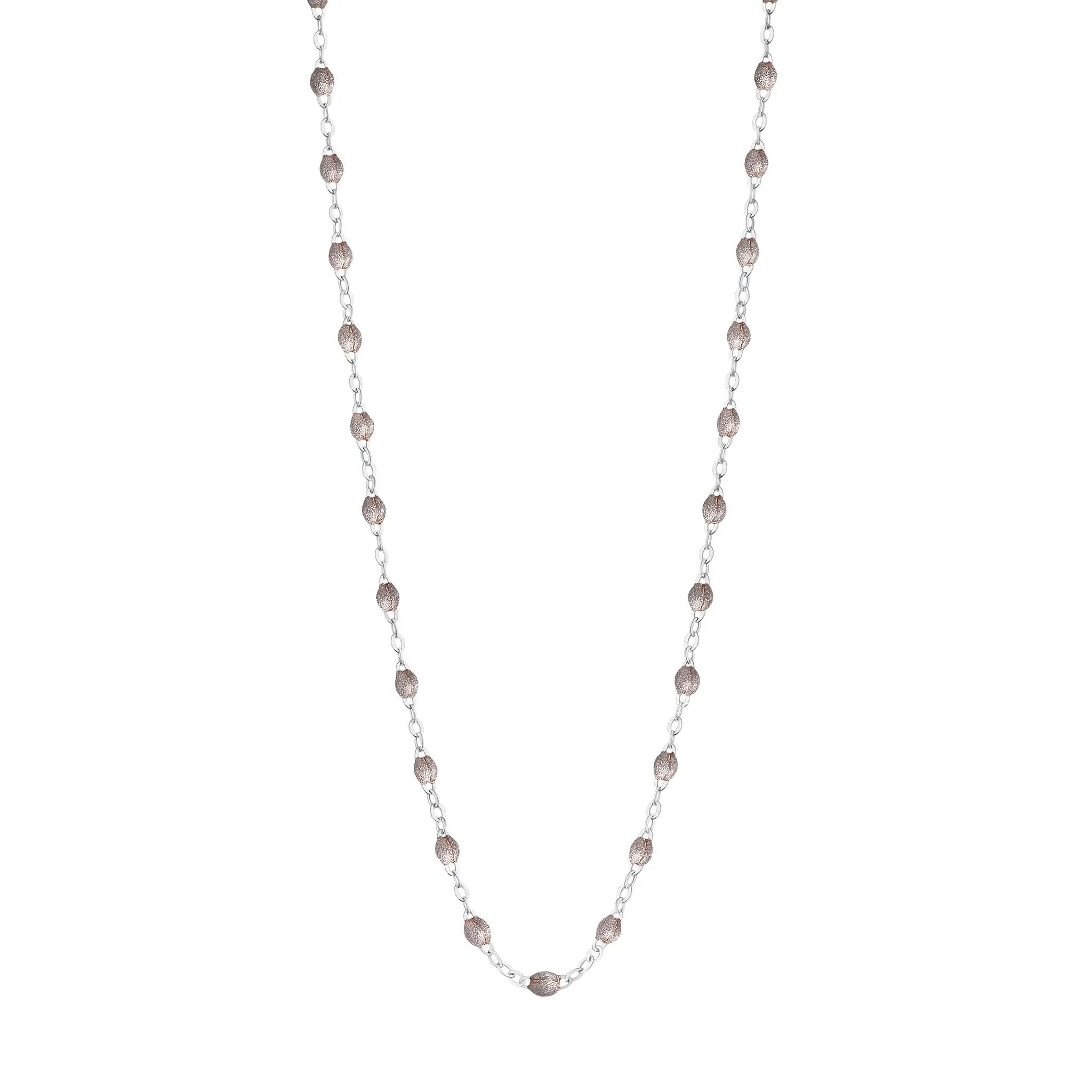 Classic Gigi Silver necklace, White Gold, 16.5" sold by Gigi Clozeau