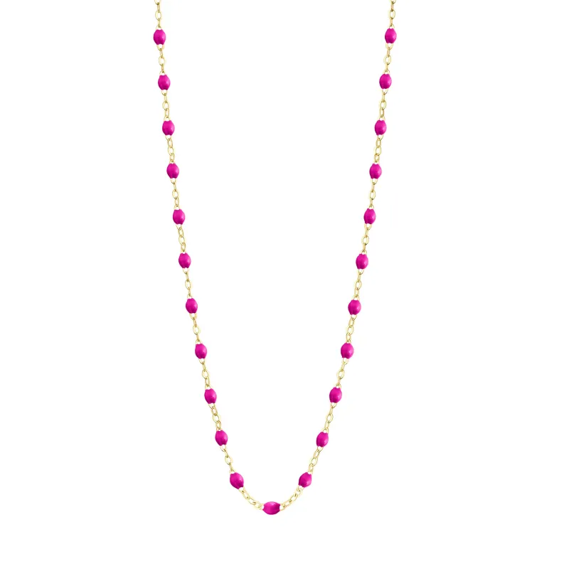 Classic Gigi Candy necklace, yellow gold, 16.5" made by Gigi Clozeau