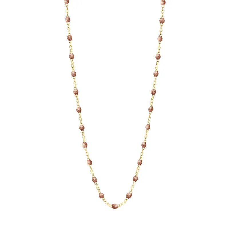Classic Gigi Copper necklace, yellow gold, 16.5" made by Gigi Clozeau