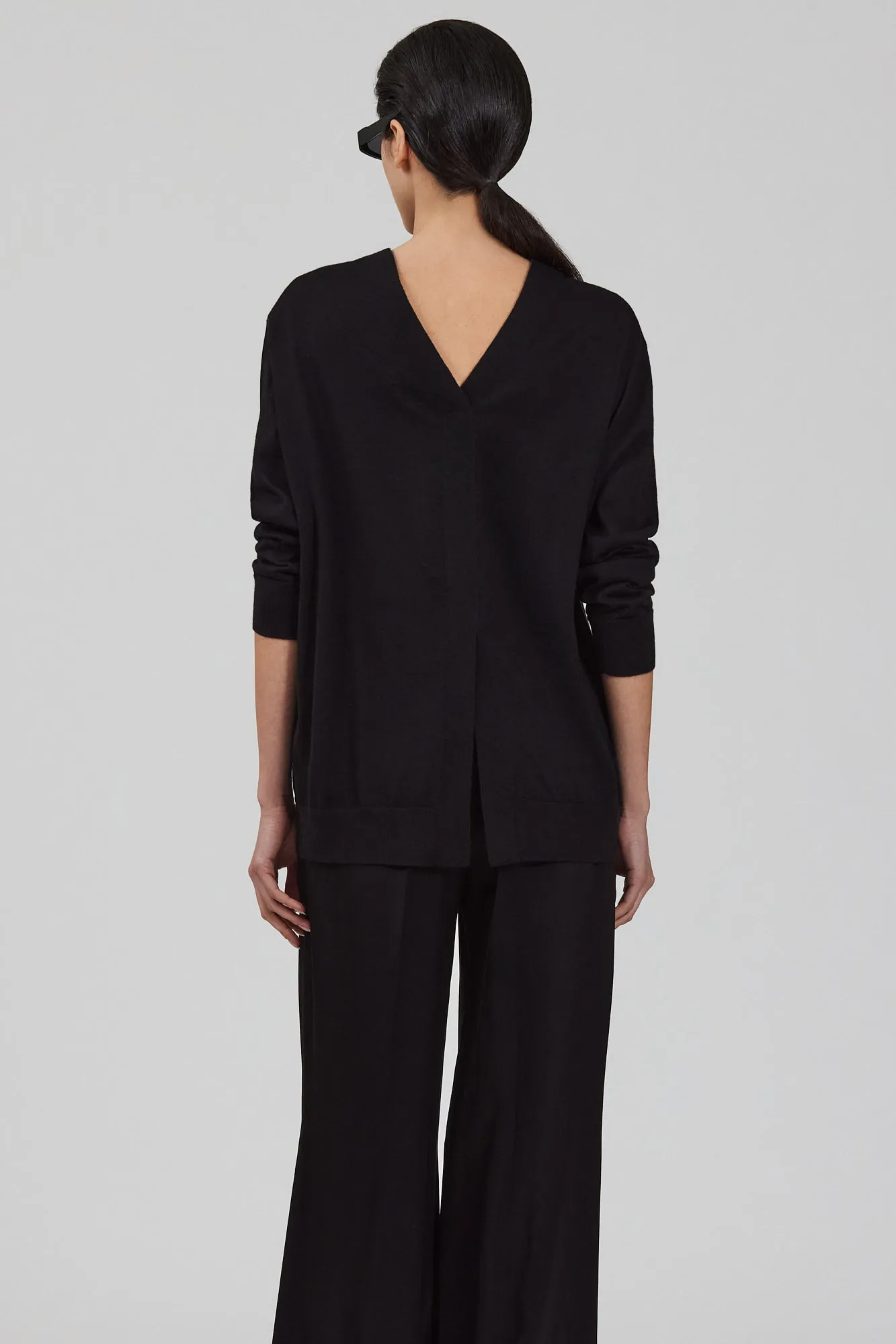 Front and back V neck sweater sold by SA SU PHI product image thumbnail 2