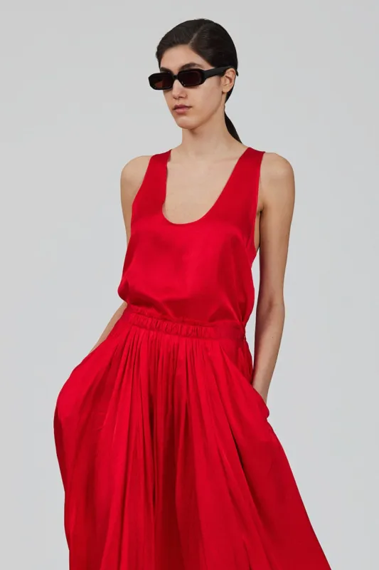 Tank top in viscose made by SA SU PHI