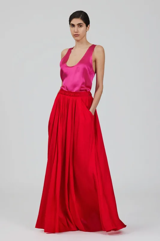 Tank top in viscose made by SA SU PHI