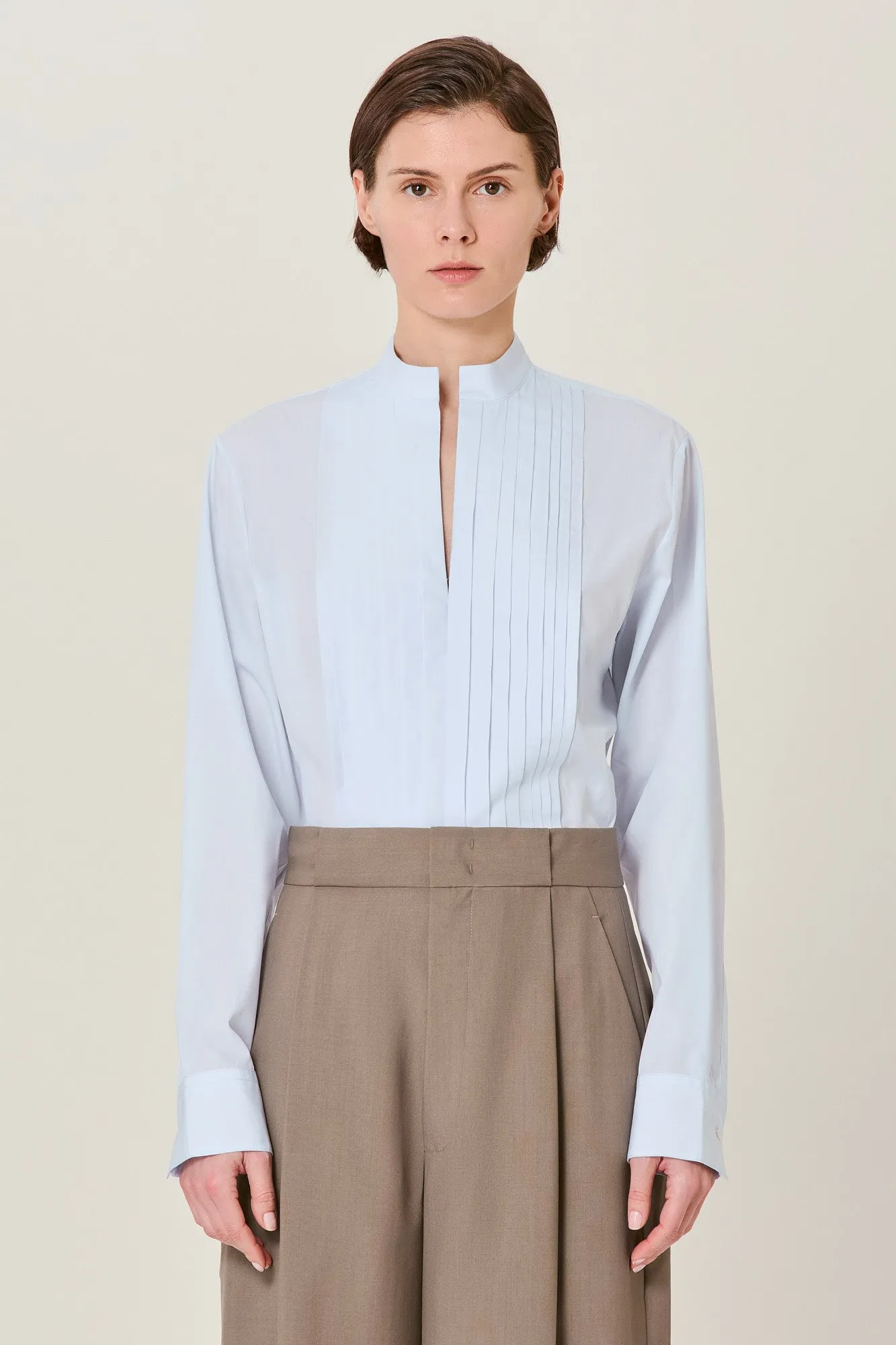Petra cotton smoking shirt sold by SA SU PHI
