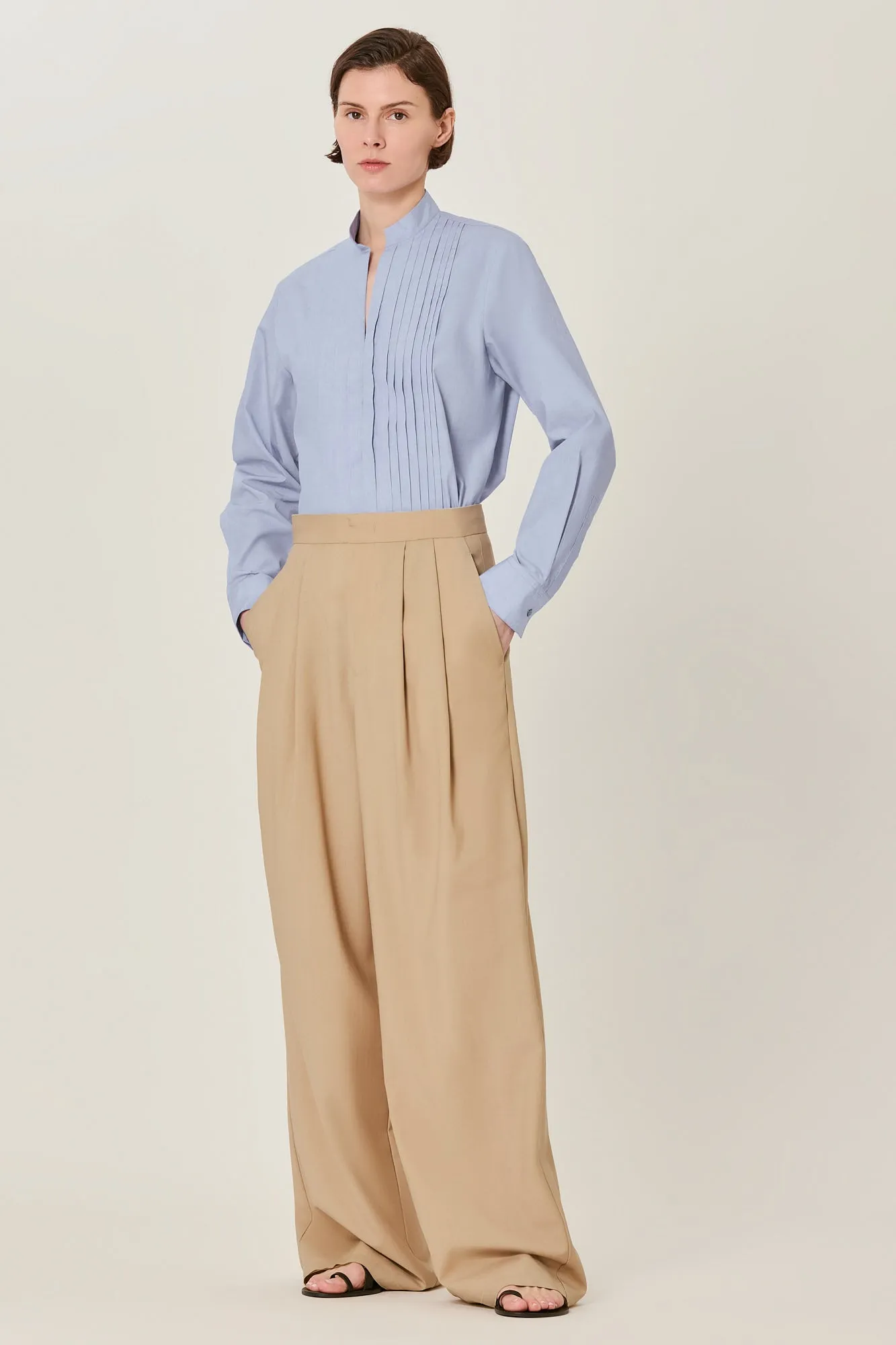 Petra cotton smoking shirt sold by SA SU PHI product image thumbnail 4