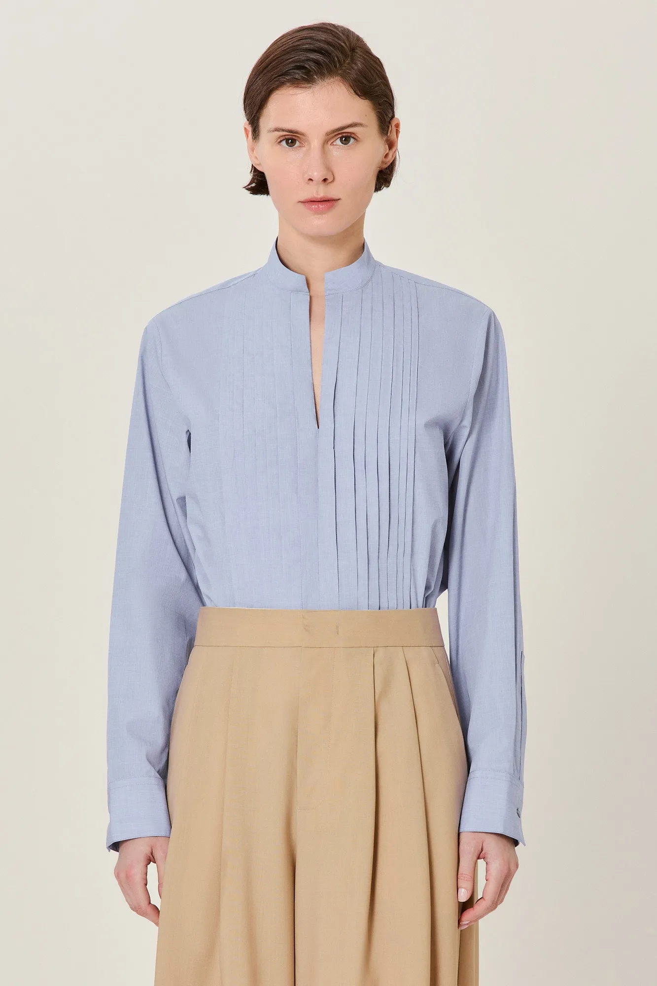 Petra cotton smoking shirt sold by SA SU PHI
