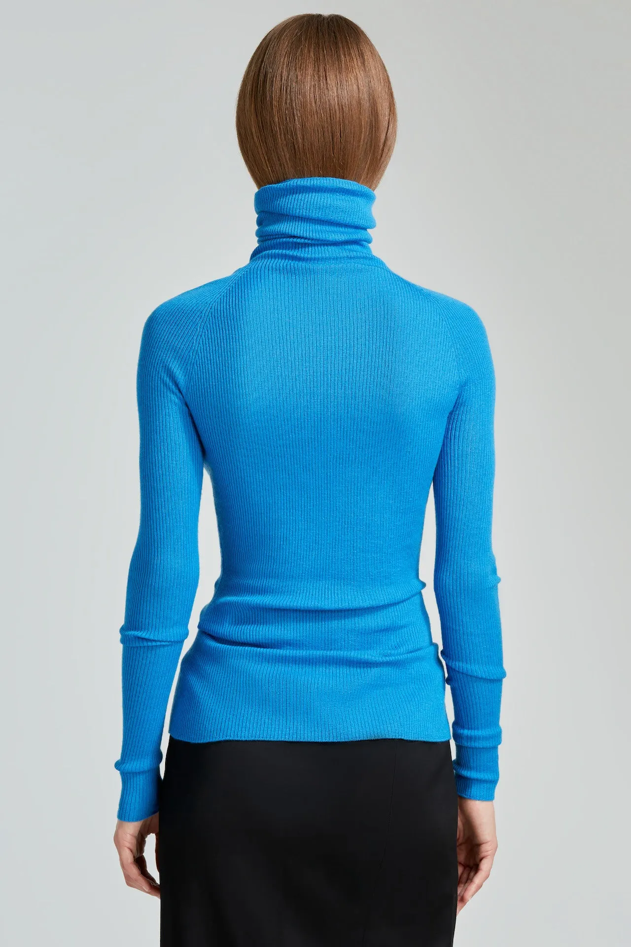 Ribbed cashmere silk turtleneck sold by SA SU PHI product image thumbnail 3