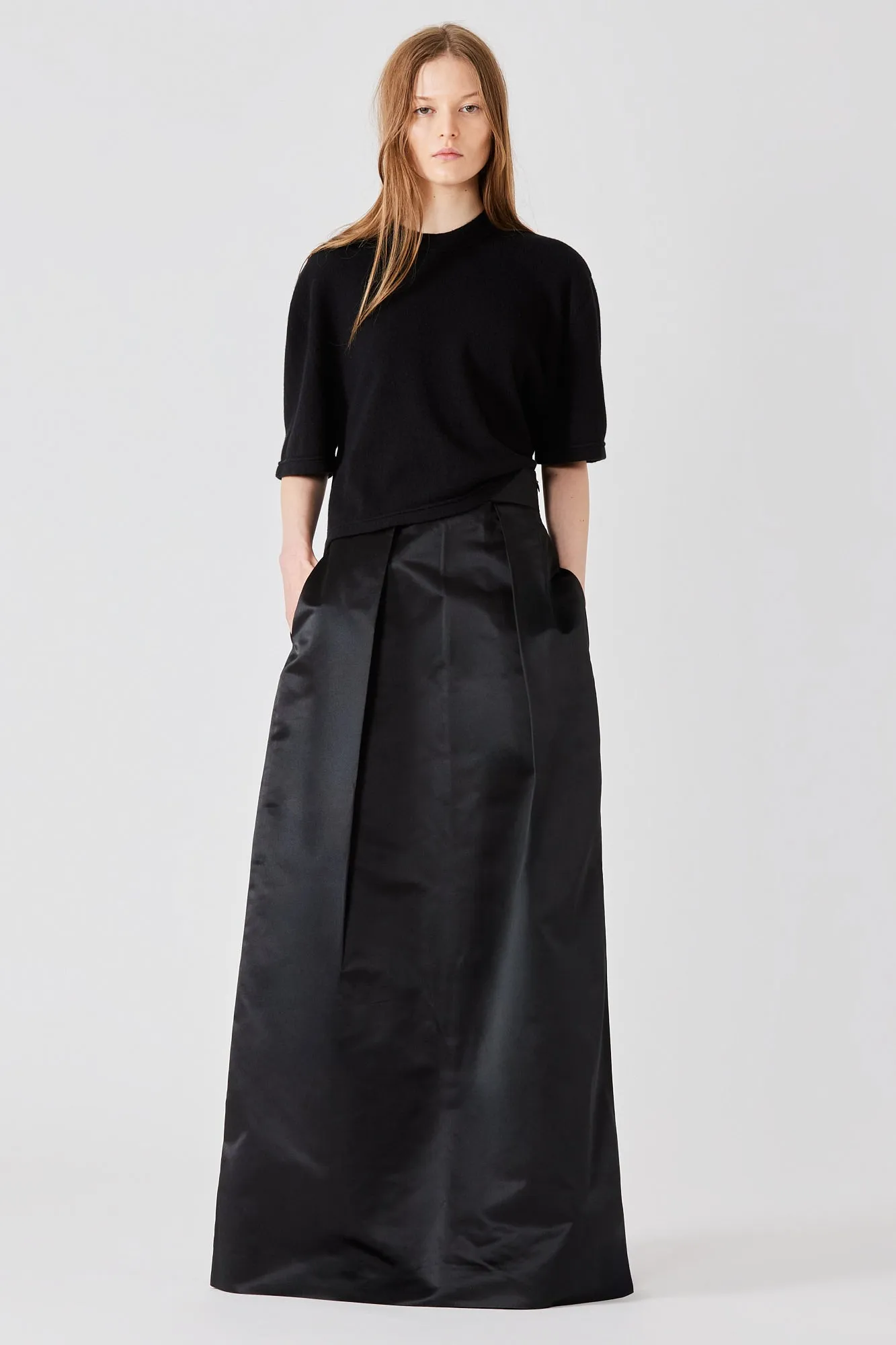 Cashmere cropped t-shirt sold by SA SU PHI product image thumbnail 3