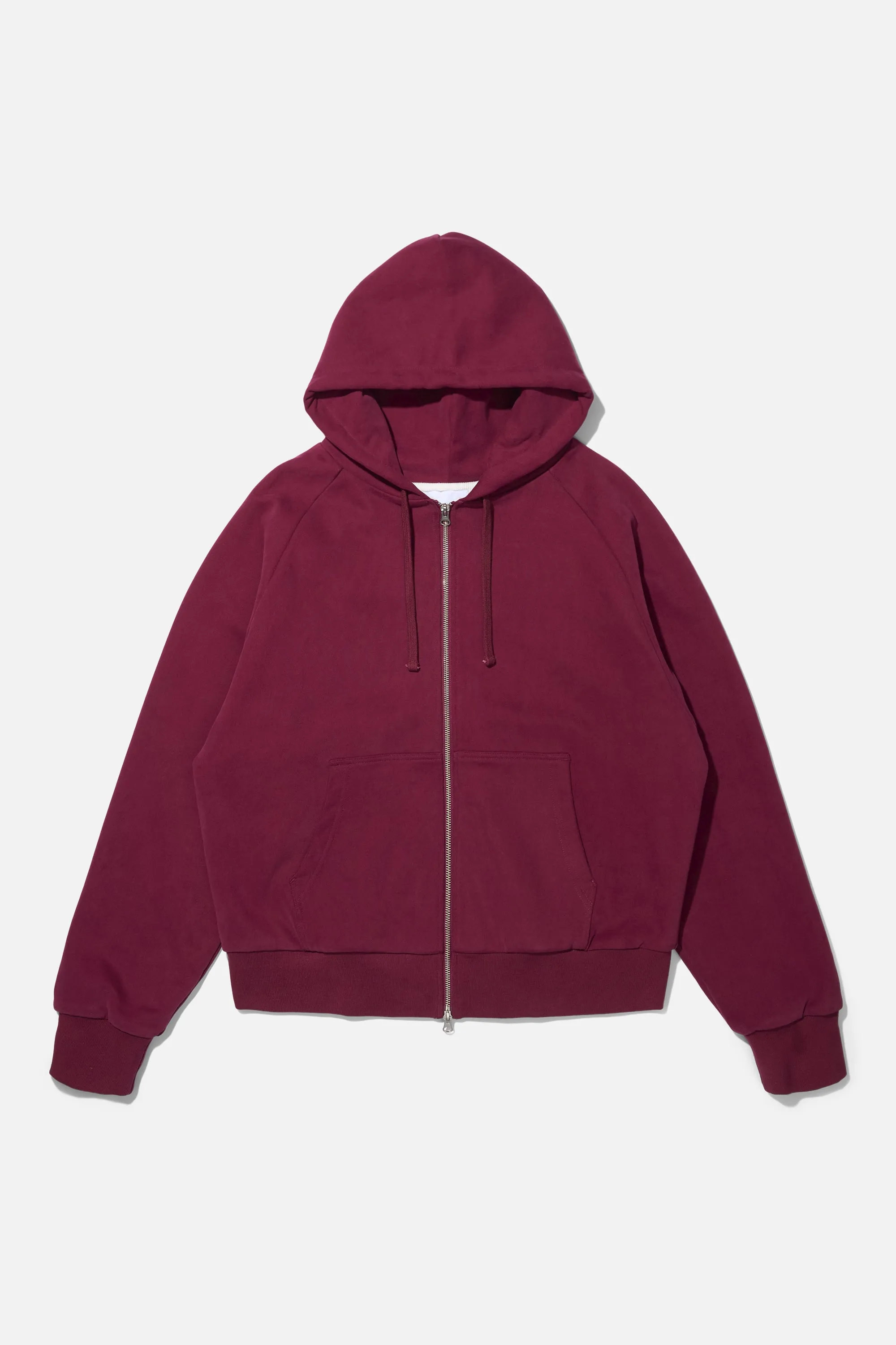 Waffle Zip Hoodie - Maroon sold by Adsum NYC