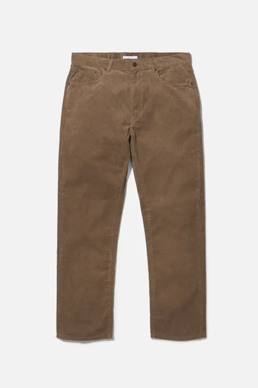Relaxed Fit 5 Pocket - Brown Corduroy made by Adsum