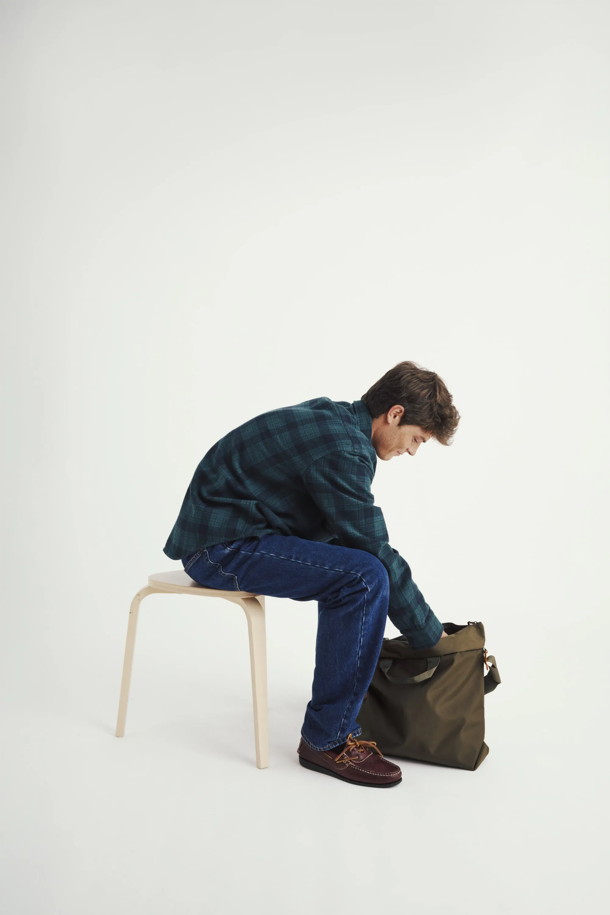 Zip Tote - Olive sold by Adsum product image thumbnail 4