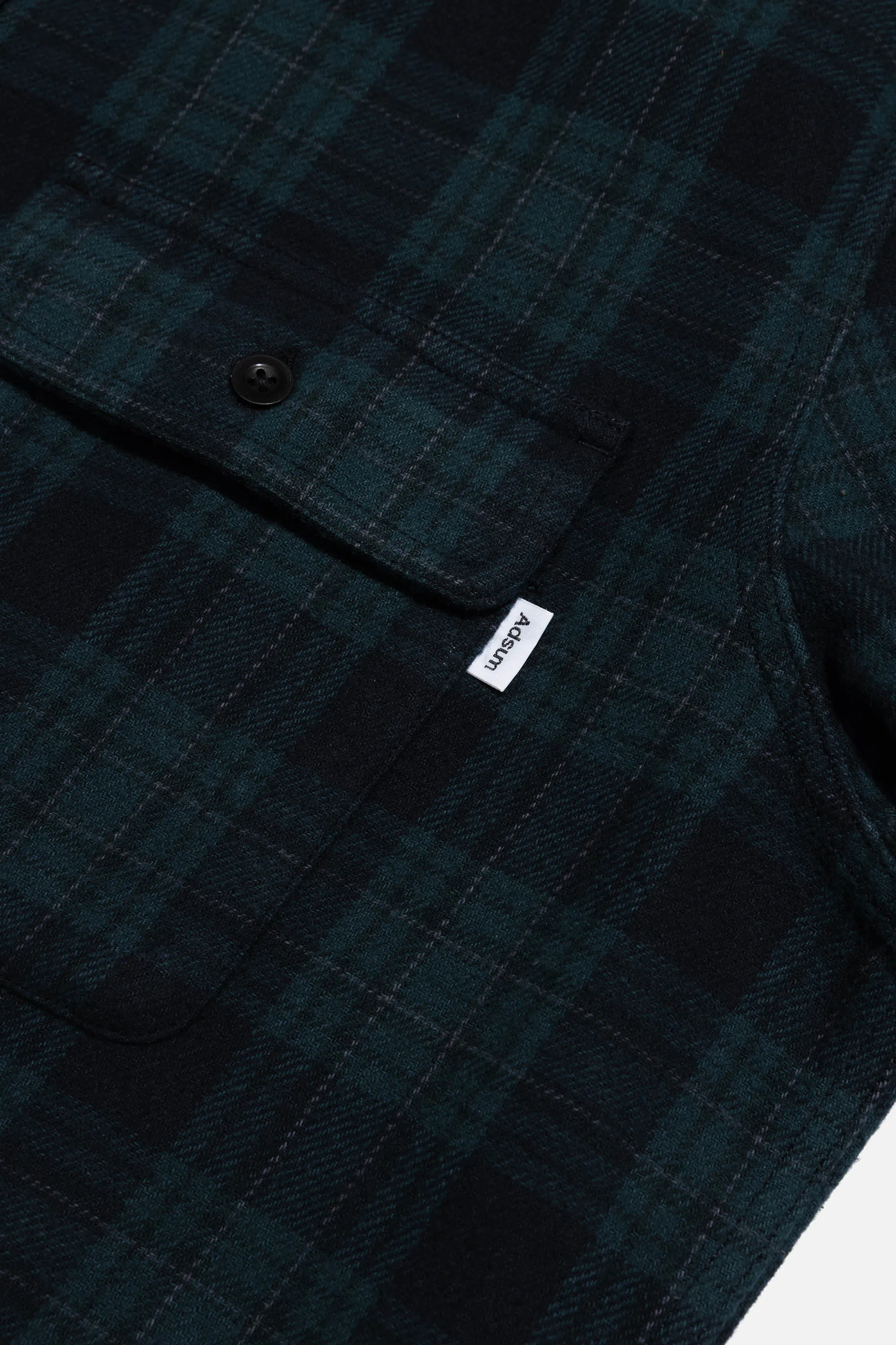 Classic Plaid Workshirt - Green Black Check sold by Adsum product image thumbnail 4