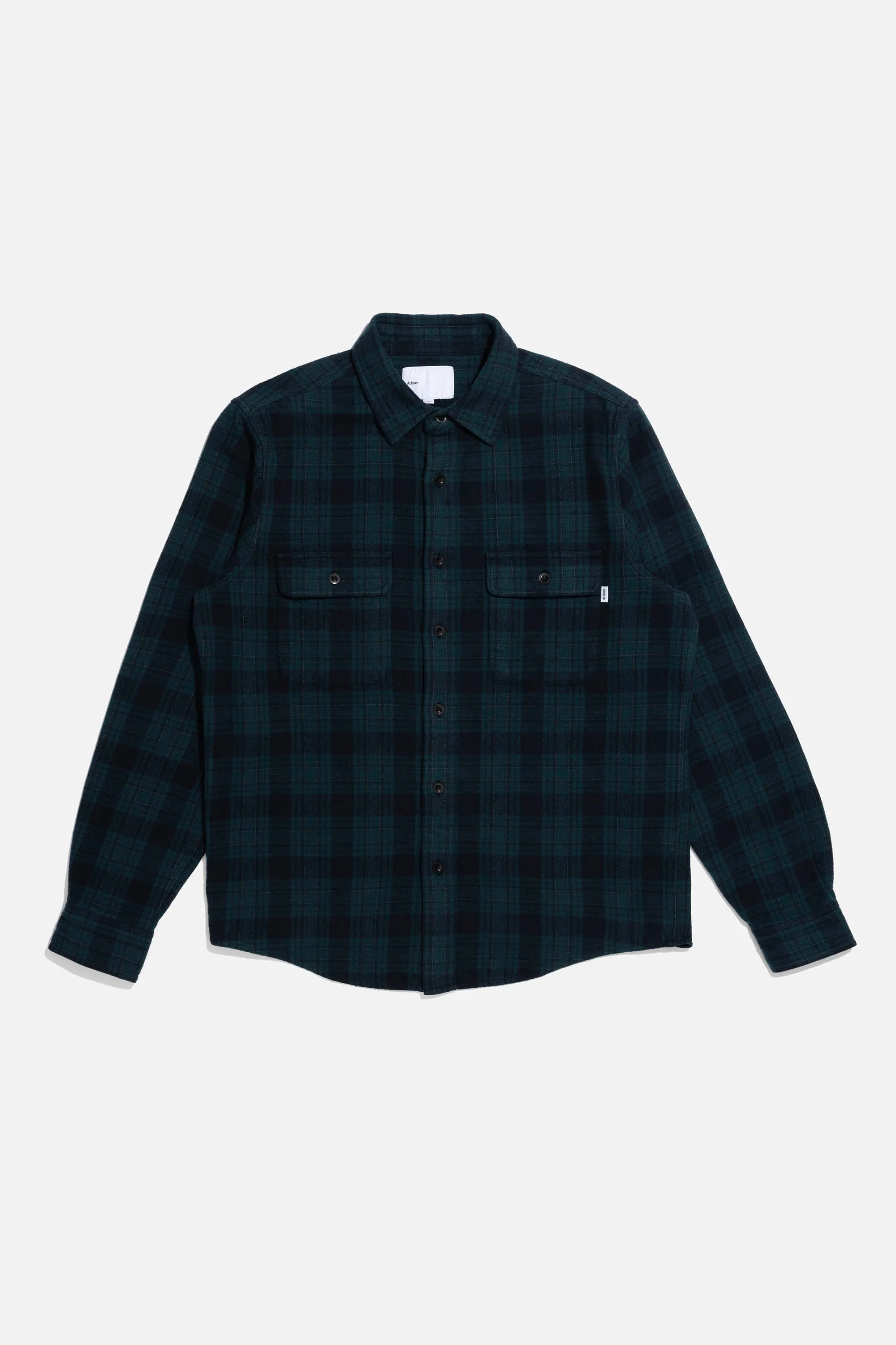 Classic Plaid Workshirt - Green Black Check sold by Adsum