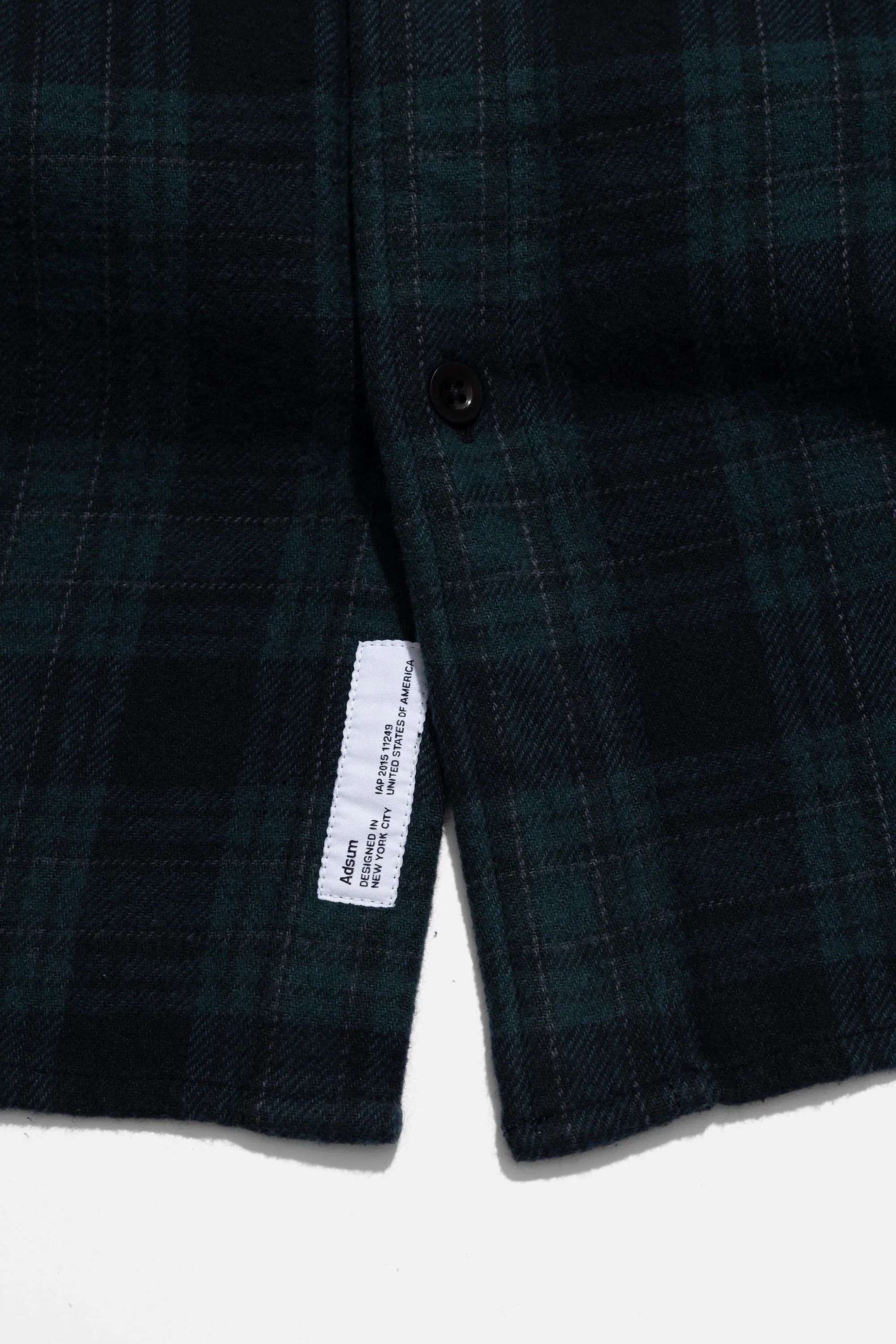 Classic Plaid Workshirt - Green Black Check sold by Adsum product image thumbnail 5