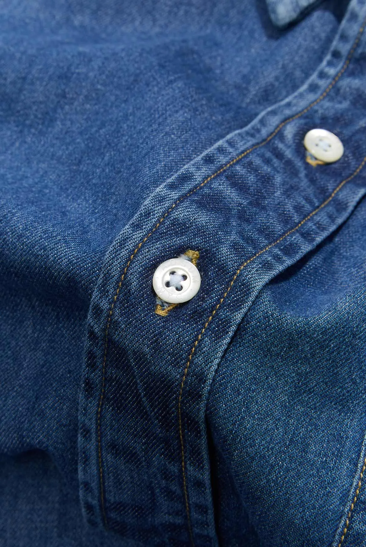 Oxford Premium Buttondown - Denim sold by Adsum product image thumbnail 4