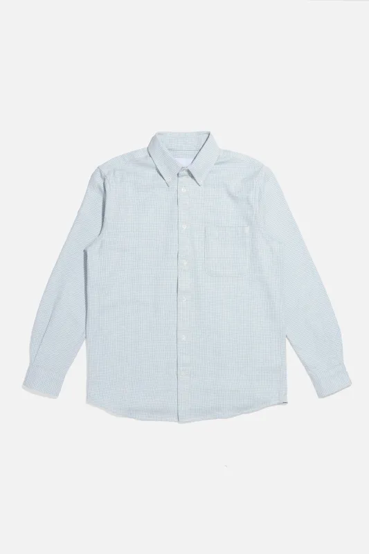 Oxford Premium Buttondown - Houndstooth White made by Adsum