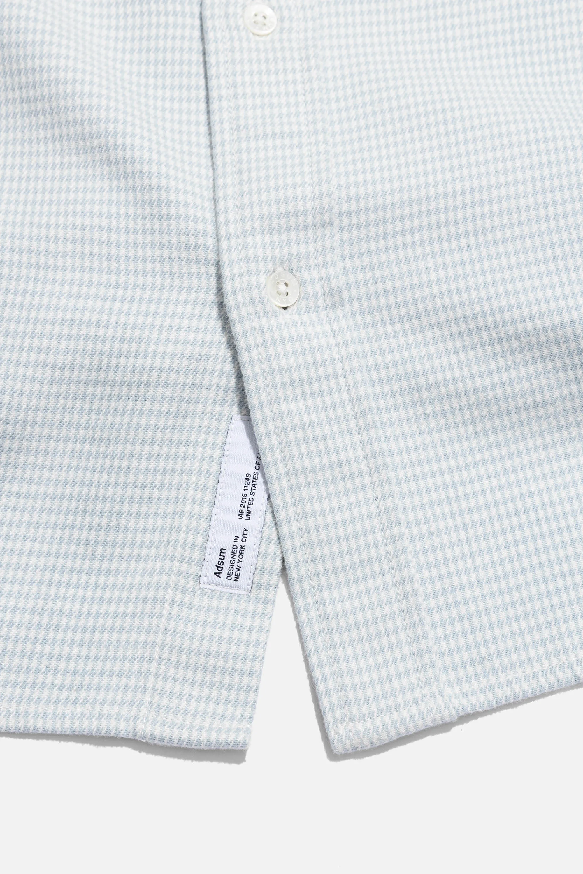 Oxford Premium Buttondown - Houndstooth White sold by Adsum NYC product image thumbnail 4