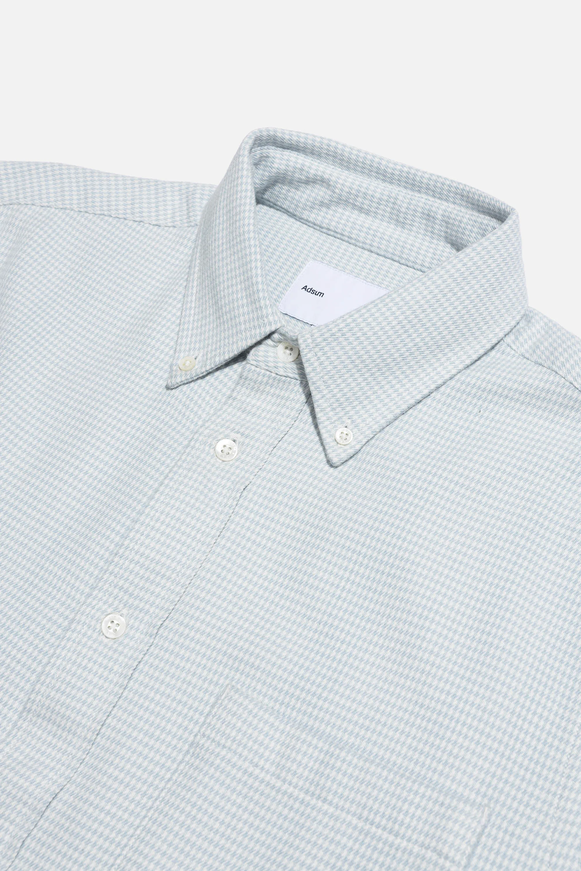 Oxford Premium Buttondown - Houndstooth White sold by Adsum NYC product image thumbnail 2