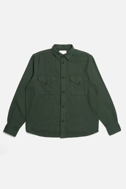 Big Pocket Workshirt - Duck Green made by Adsum