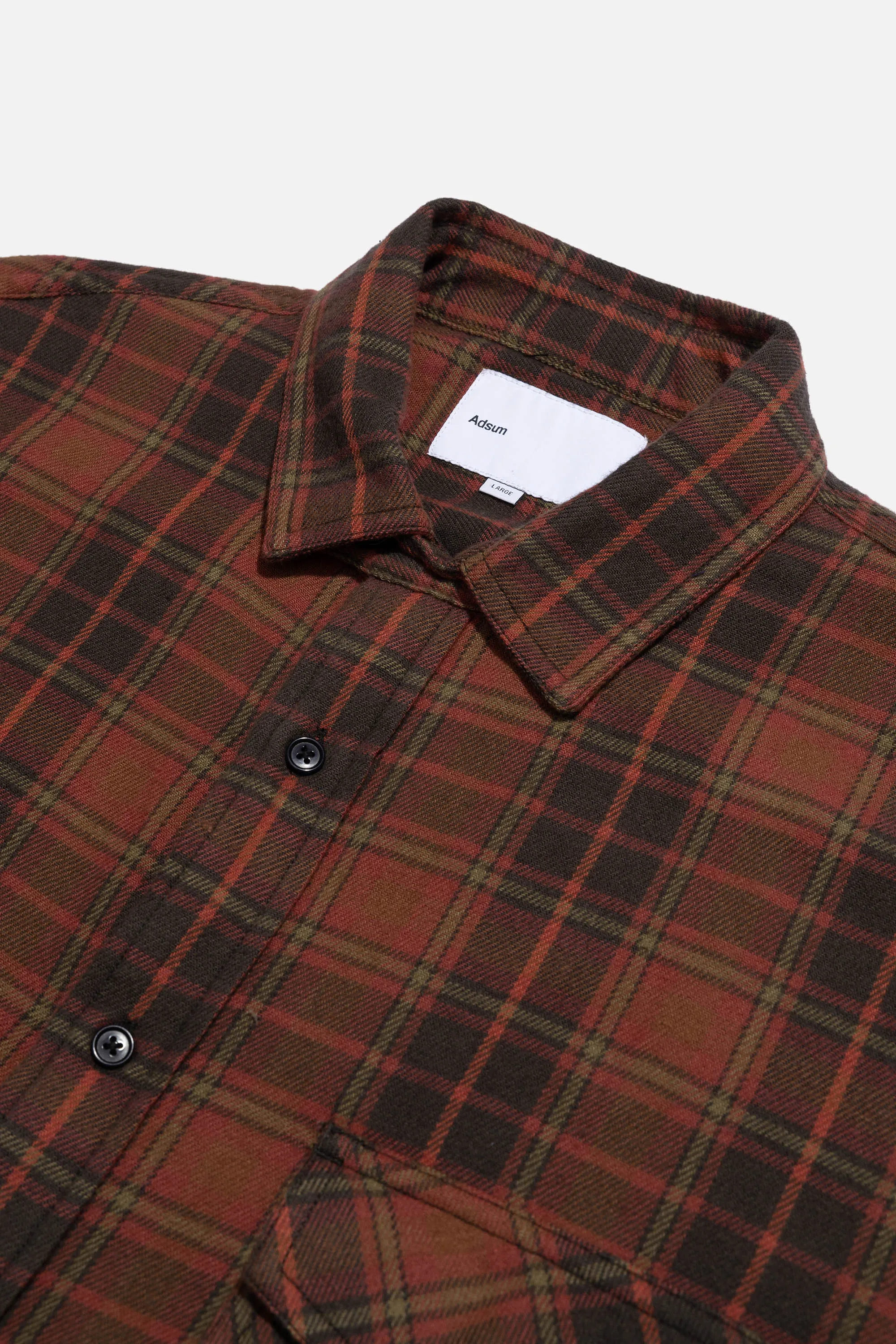 Single Pocket Workshirt - Red Black Check sold by Adsum product image thumbnail 3